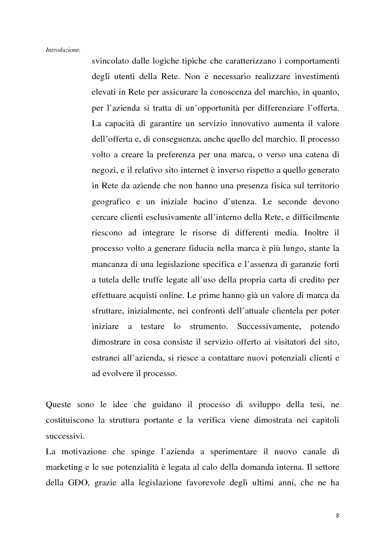 Anteprima della tesi: Le tecnologie dell’informazione a supporto della fidelizzazione della clientela: un caso di applicazione, Pagina 8