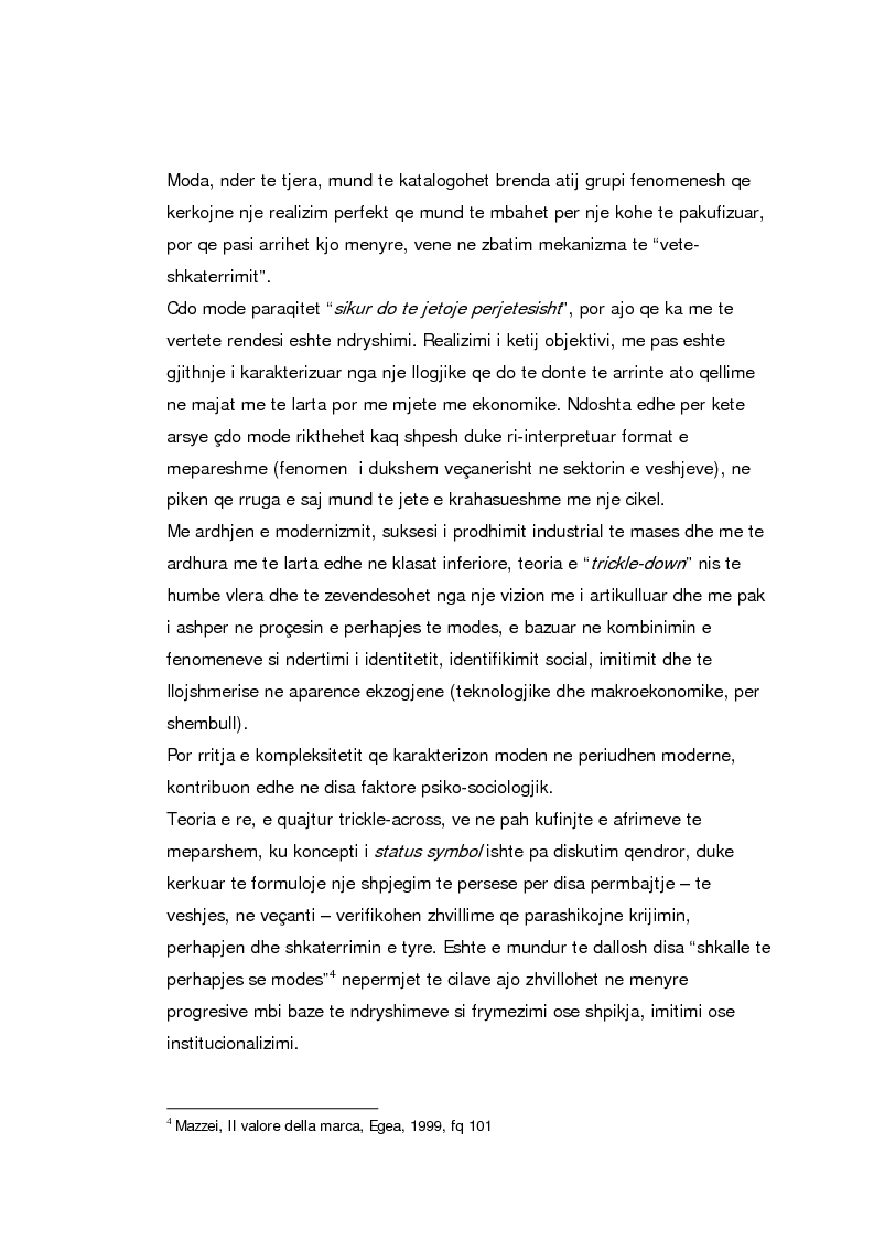Anteprima della tesi: Si lind nje marke, si afirmohet nje mode, Pagina 2