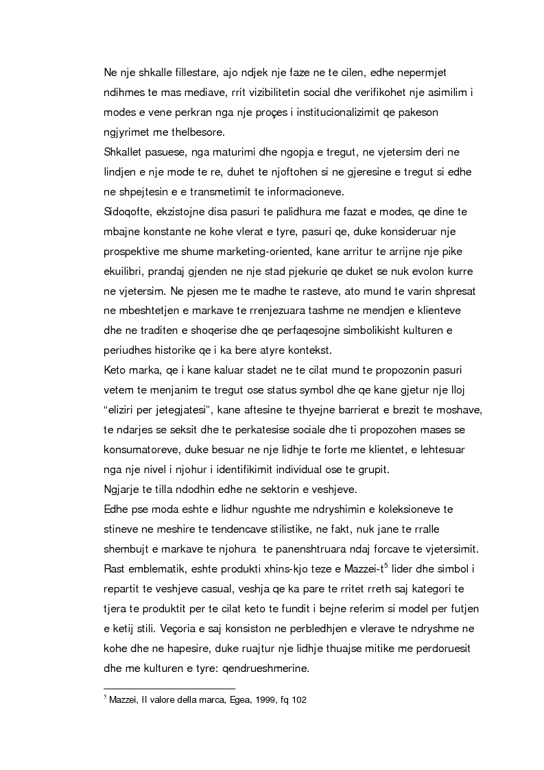 Anteprima della tesi: Si lind nje marke, si afirmohet nje mode, Pagina 3