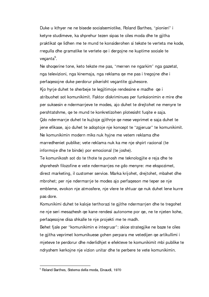 Anteprima della tesi: Si lind nje marke, si afirmohet nje mode, Pagina 4
