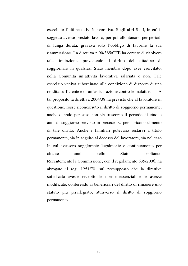 Anteprima della tesi: La politica migratoria dell'Unione Europea, Pagina 11