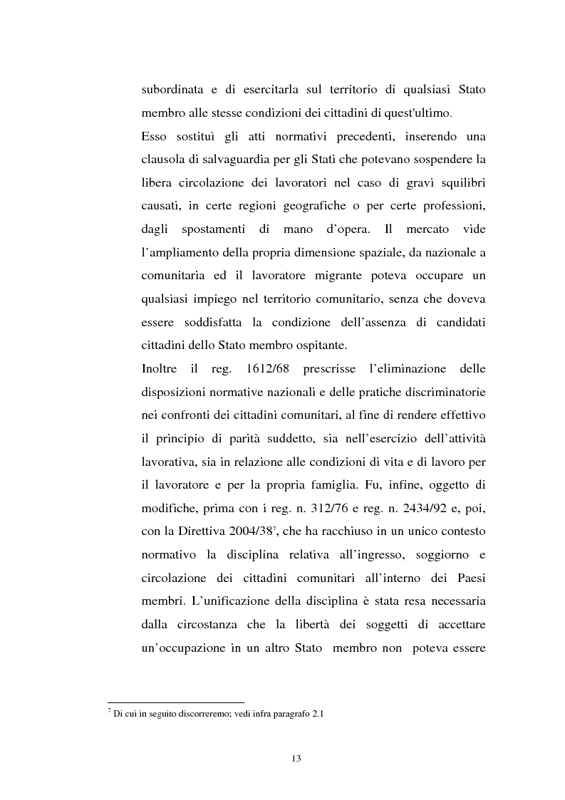 Anteprima della tesi: La politica migratoria dell'Unione Europea, Pagina 9