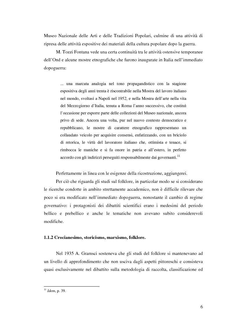 Anteprima della tesi: I percorsi del museo. Orientamenti della museografia demologica in Italia, Pagina 11