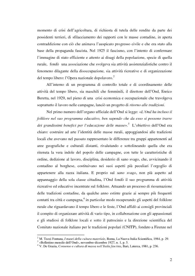 Anteprima della tesi: I percorsi del museo. Orientamenti della museografia demologica in Italia, Pagina 7