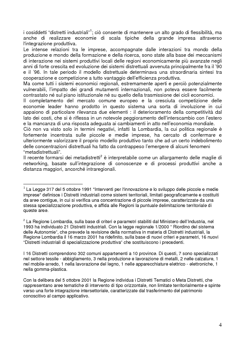 Anteprima della tesi: L’export delle province italiane: l’internazionalizzazione delle imprese lombarde, Pagina 2
