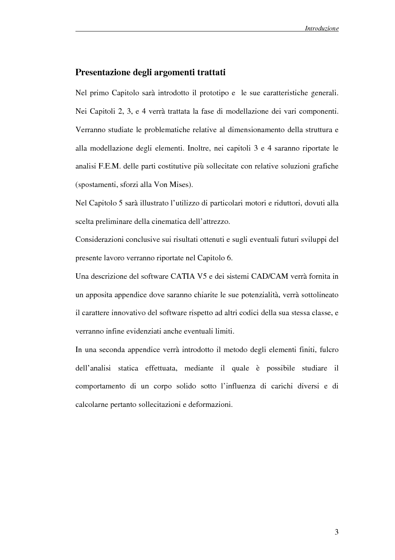Anteprima della tesi: Progettazione di un attrezzo di posizionamento a controllo automatico per la lavorazione di pannelli aeronautici, Pagina 3