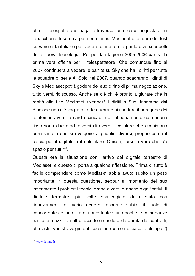 Anteprima della tesi: I diritti televisivi nel calcio: dalla nascita allo sviluppo, Pagina 15