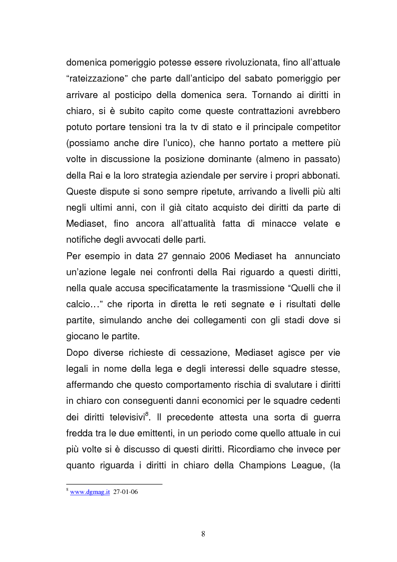 Anteprima della tesi: I diritti televisivi nel calcio: dalla nascita allo sviluppo, Pagina 8