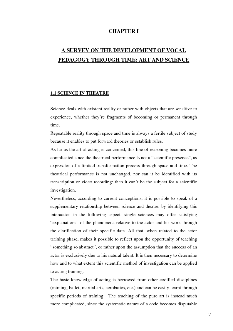 Anteprima della tesi: Actor-specific vocal pedagogy and rehabilitation therapy, Pagina 4
