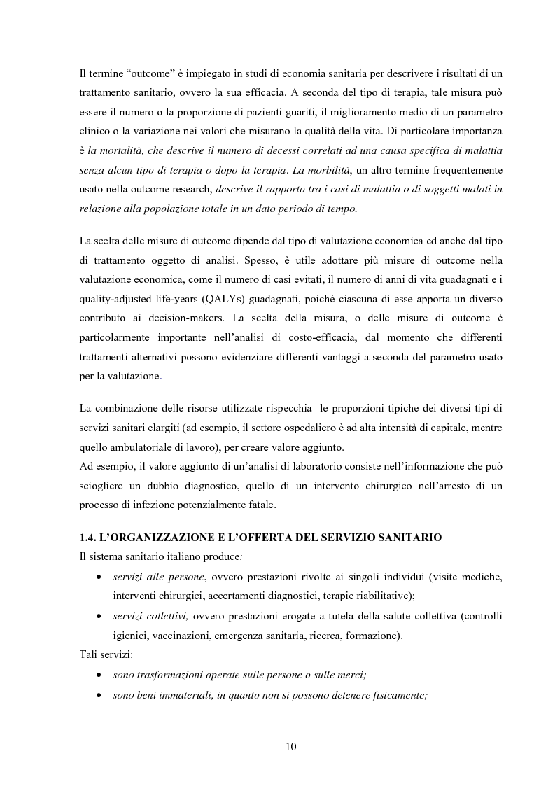 Anteprima della tesi: Logica e tecnica dei KPIs. Il modello di controllo dell'ASL 19, Pagina 10