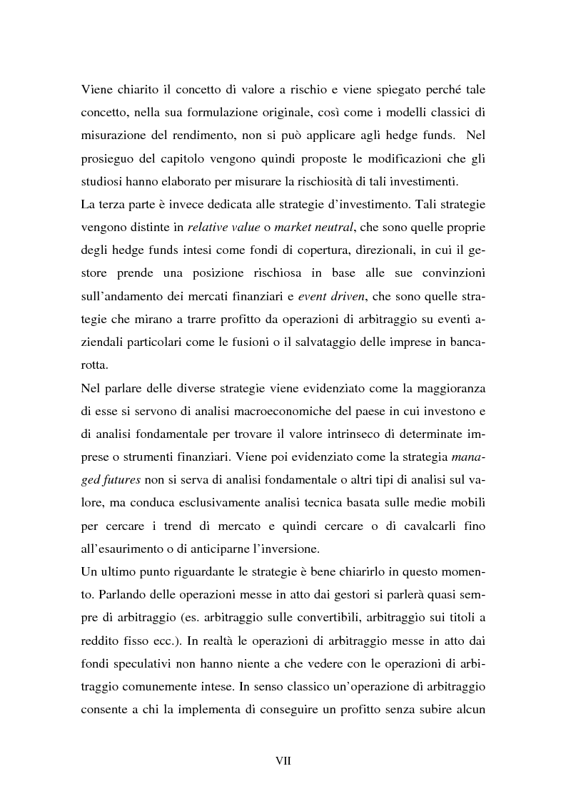 Anteprima della tesi: Lo sviluppo dei fondi speculativi in Italia, Pagina 7