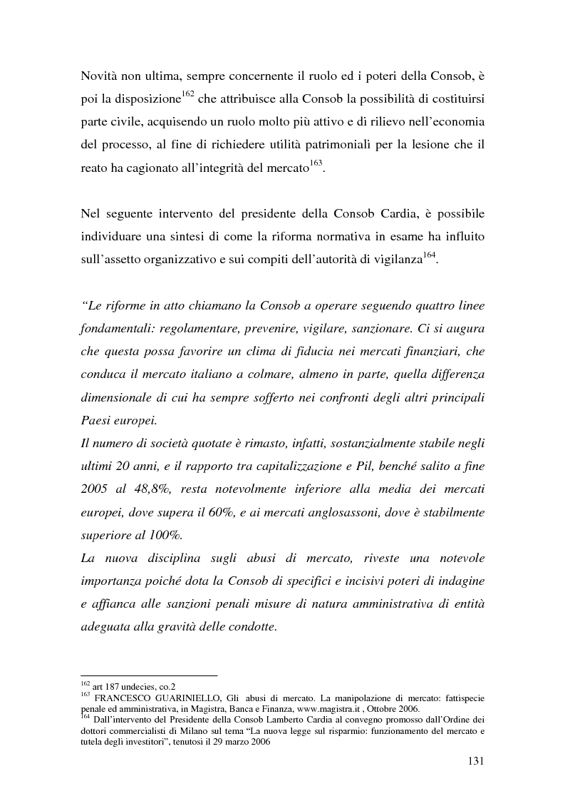 Anteprima della tesi: L'azione europea per la tutela del mercato dei capitali nella direttiva Market Abuse. Riflessi su imprese, investitori e regolatori, Pagina 15