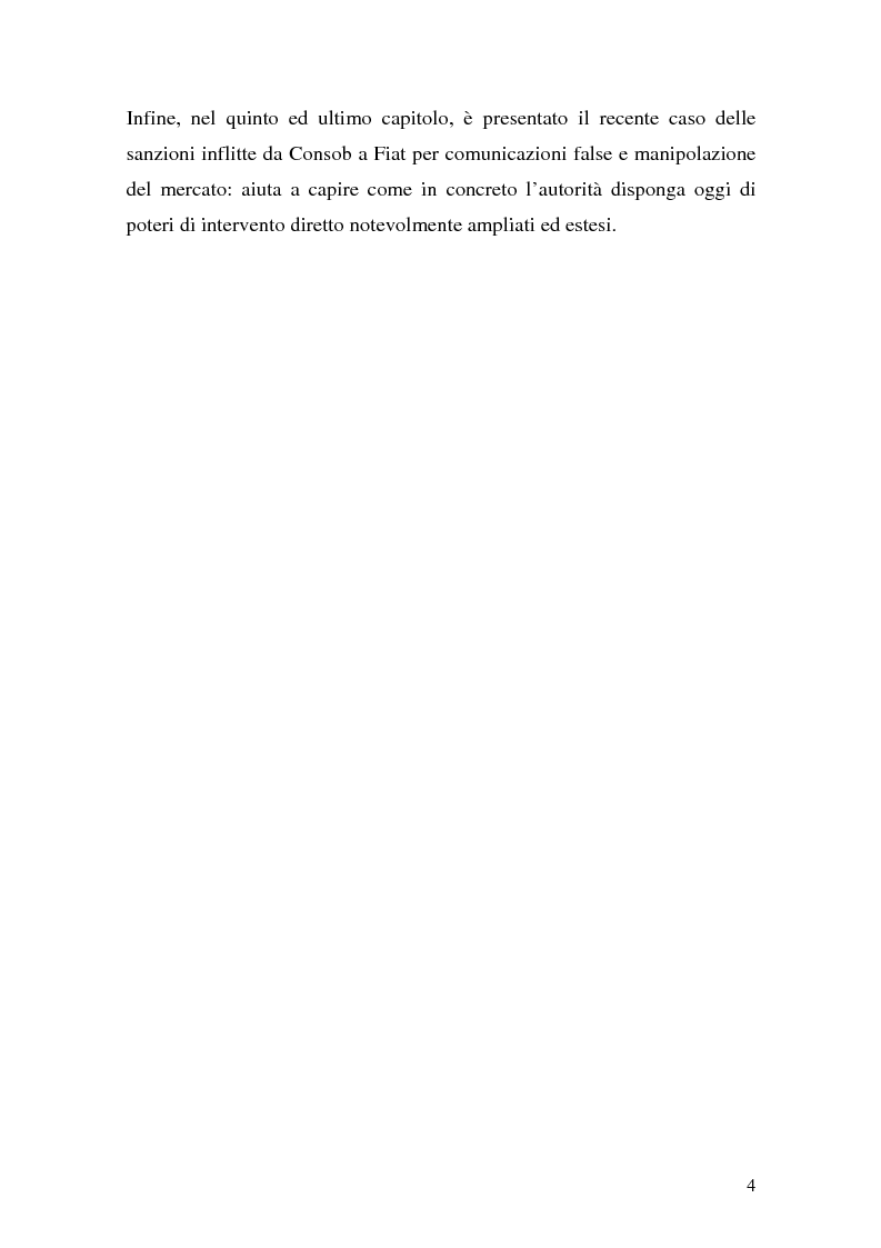 Anteprima della tesi: L'azione europea per la tutela del mercato dei capitali nella direttiva Market Abuse. Riflessi su imprese, investitori e regolatori, Pagina 3