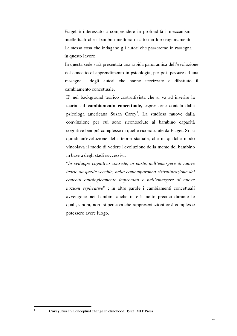 Anteprima della tesi: Riprendere ad imparare (cambiamento concettuale), Pagina 2