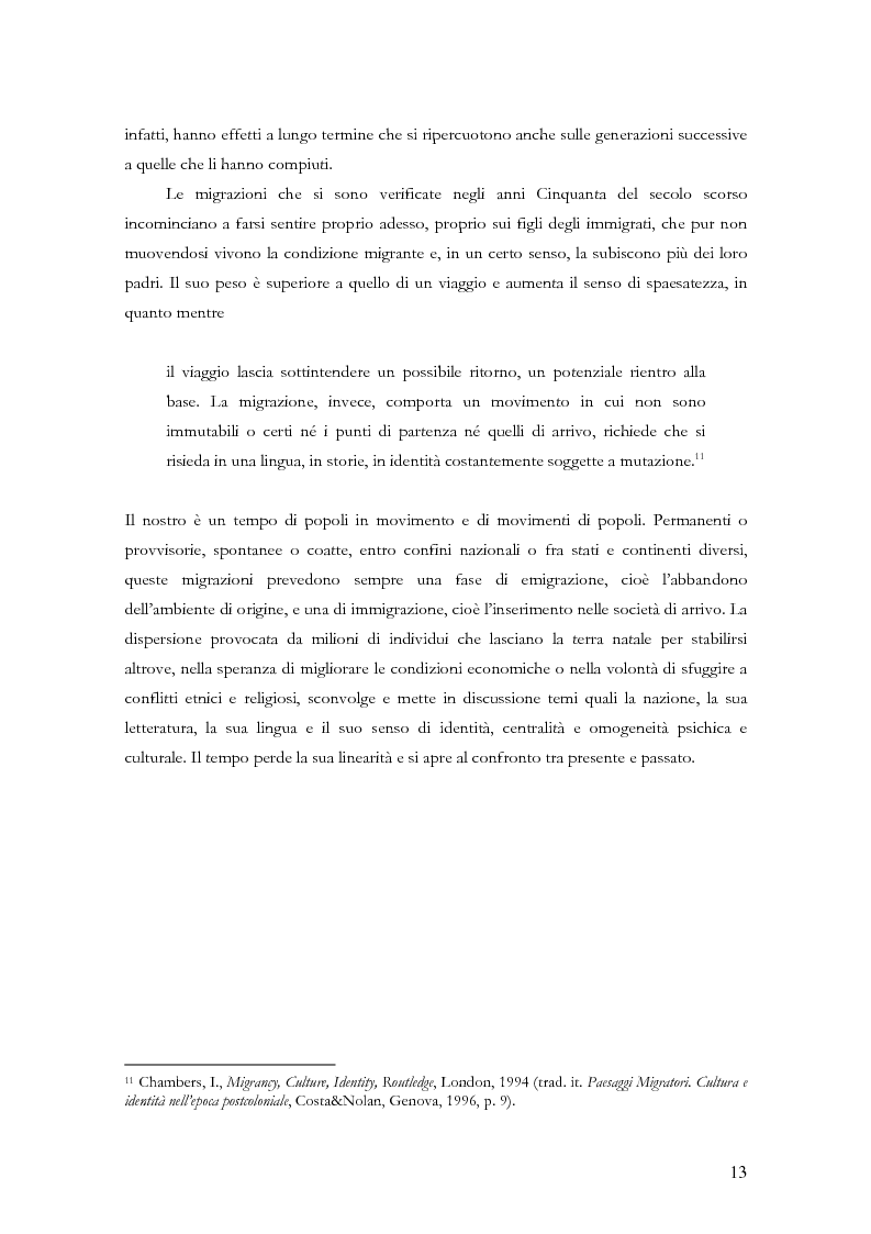 Anteprima della tesi: Identità migranti di seconda generazione nell'Inghilterra contemporanea: letteratura e cinema, Pagina 10