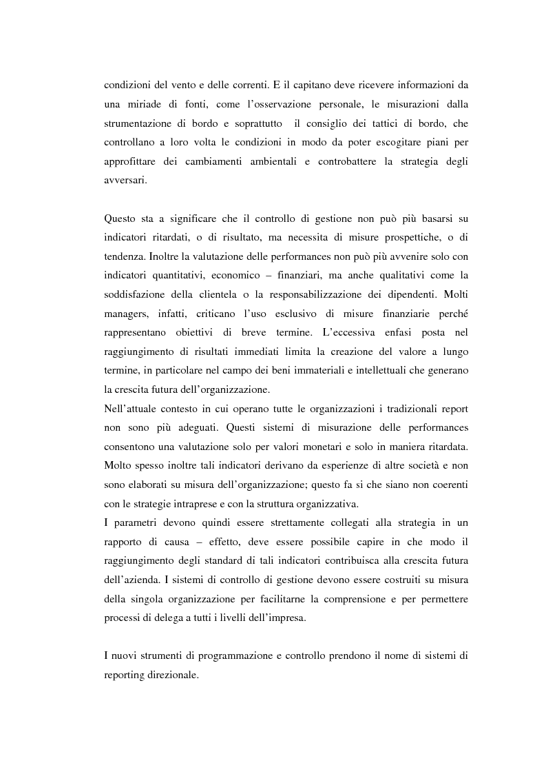 Anteprima della tesi: Valutazione delle performances e Balanced Scorecard. Aspetti gestionali: il caso ''Serono'', Pagina 6