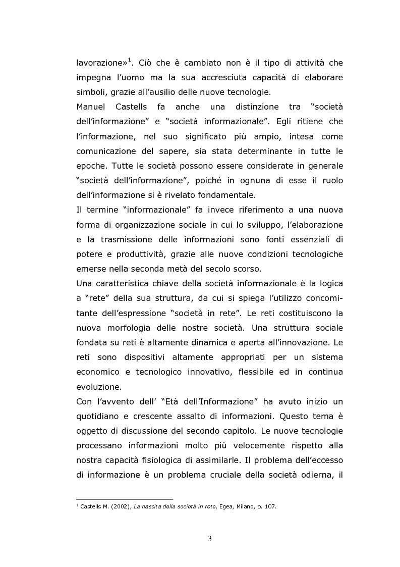 Anteprima della tesi: Information overload e digital trash: un'analisi dell'inquinamento informativo in Rete, Pagina 3