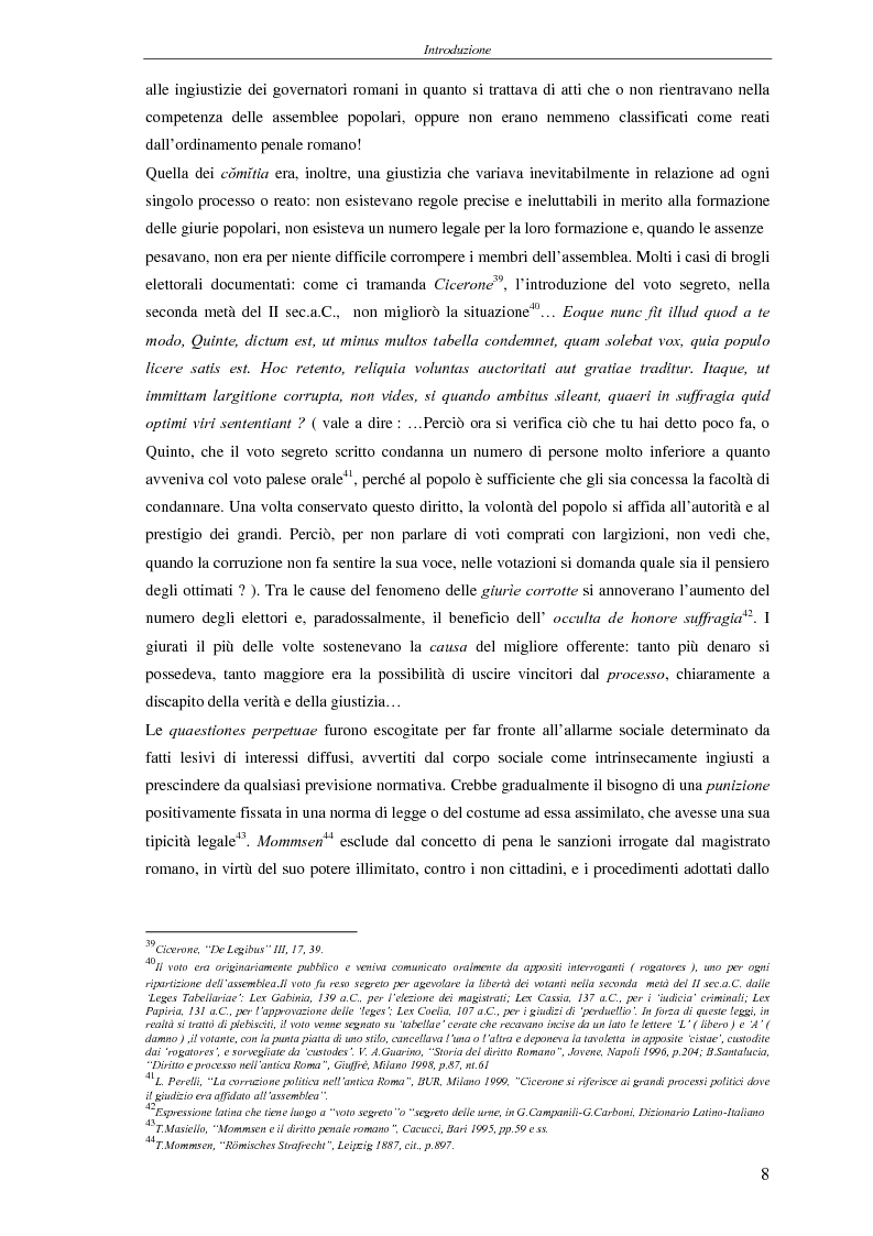 Anteprima della tesi: Quaestiones Perpetuae, Pagina 8