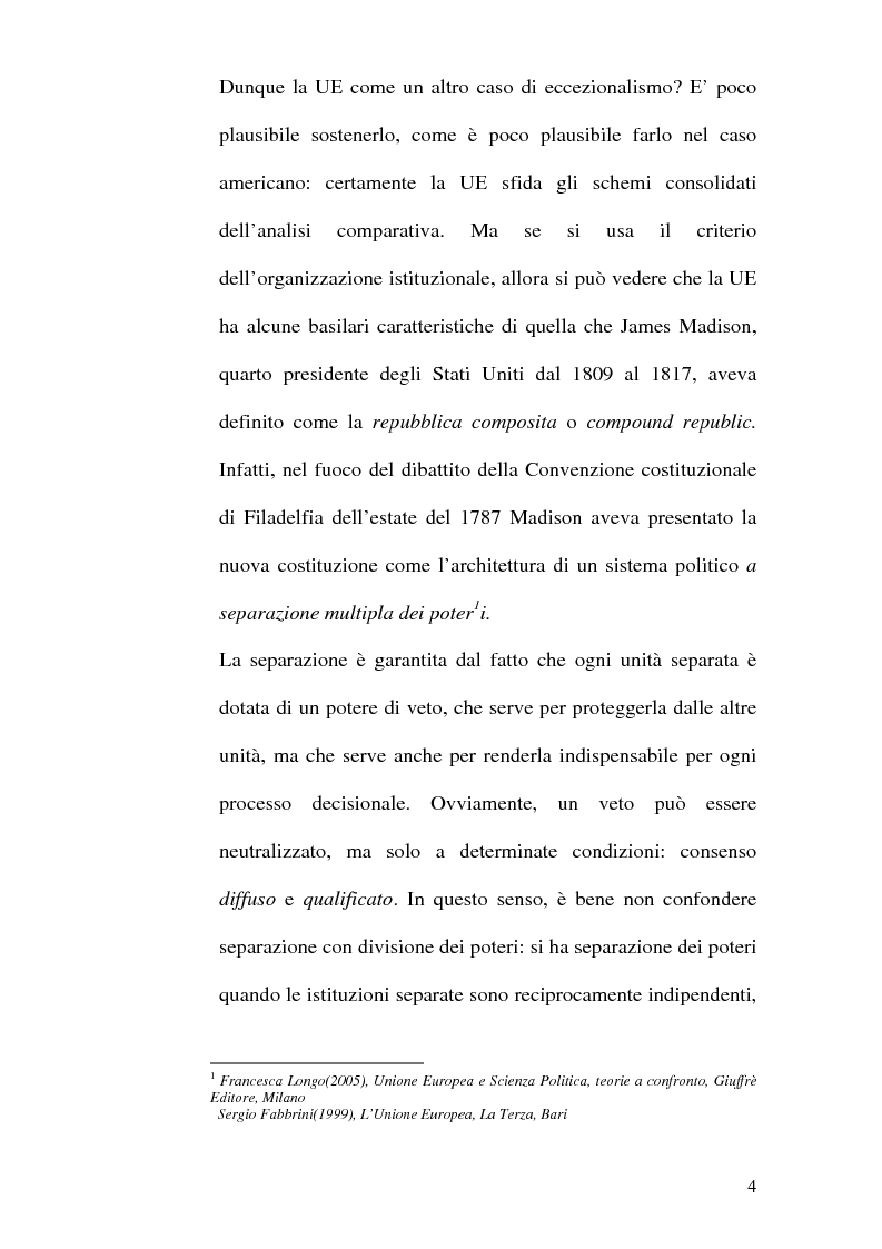 Anteprima della tesi: Il Parlamento: una comparazione tra il sistema statunitense e l'Unione Europea, Pagina 2