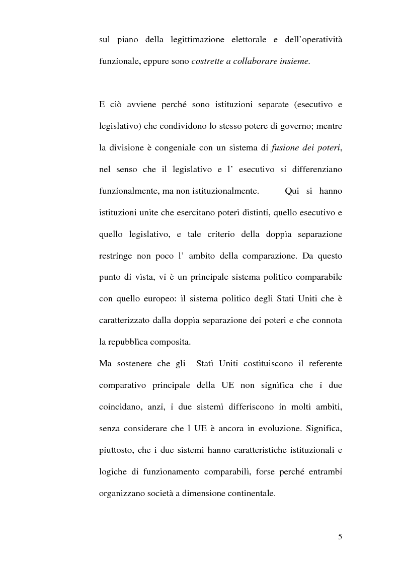 Anteprima della tesi: Il Parlamento: una comparazione tra il sistema statunitense e l'Unione Europea, Pagina 3