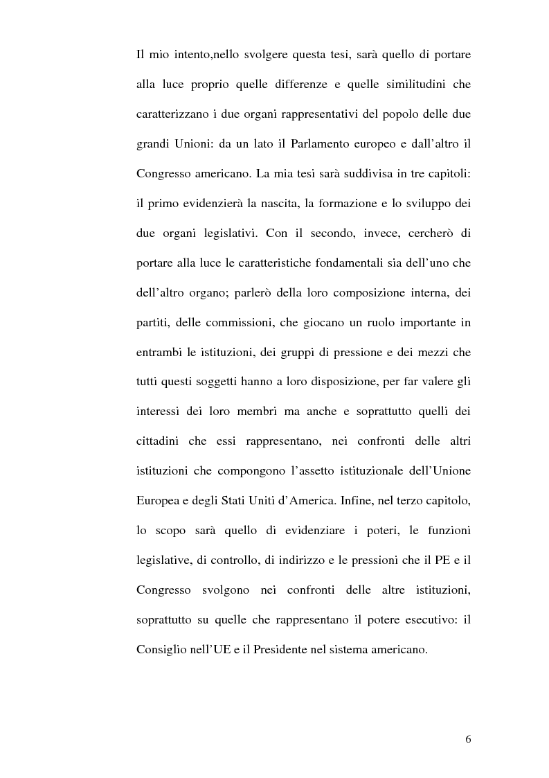 Anteprima della tesi: Il Parlamento: una comparazione tra il sistema statunitense e l'Unione Europea, Pagina 4