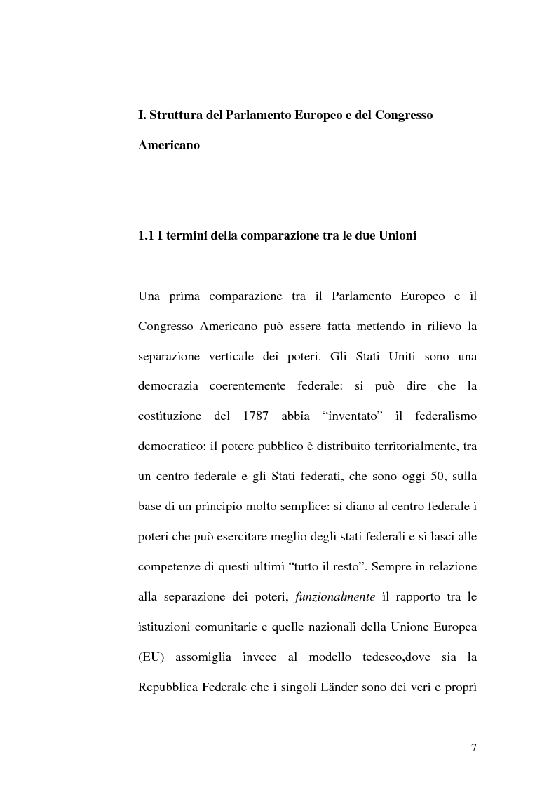 Anteprima della tesi: Il Parlamento: una comparazione tra il sistema statunitense e l'Unione Europea, Pagina 5