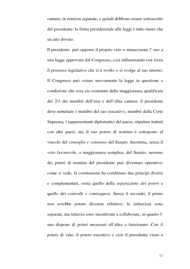 Anteprima della tesi: Il Parlamento: una comparazione tra il sistema statunitense e l'Unione Europea, Pagina 9