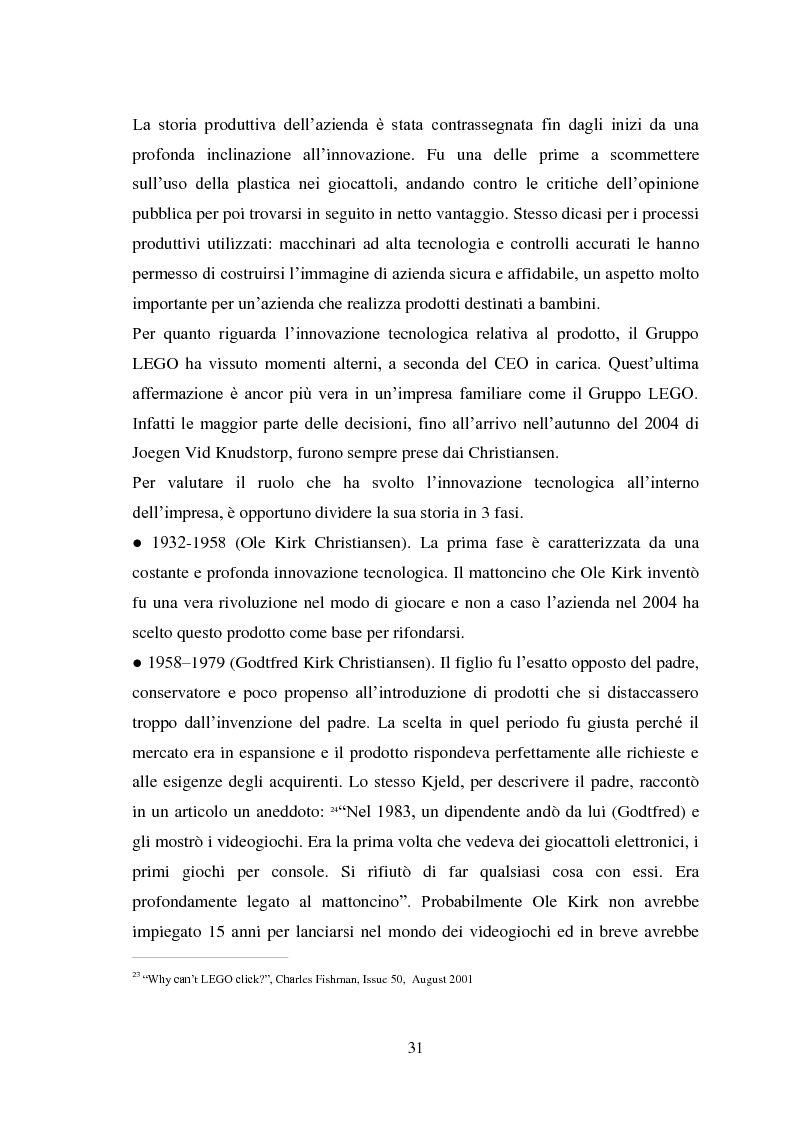 Anteprima della tesi: Analisi della strategia di turnaround: il caso Gruppo LEGO, Pagina 12