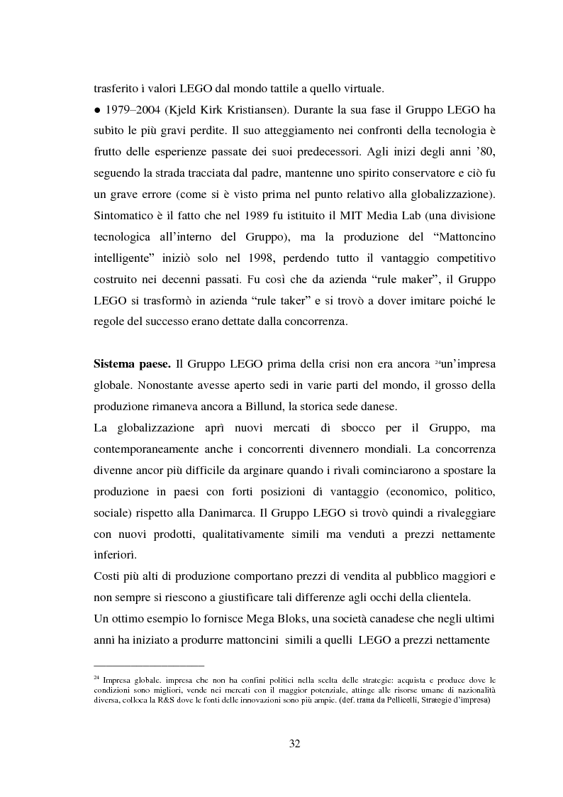 Anteprima della tesi: Analisi della strategia di turnaround: il caso Gruppo LEGO, Pagina 13