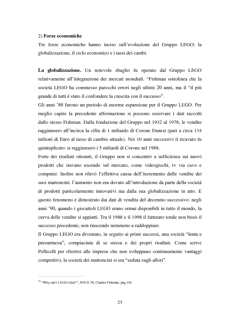 Anteprima della tesi: Analisi della strategia di turnaround: il caso Gruppo LEGO, Pagina 4
