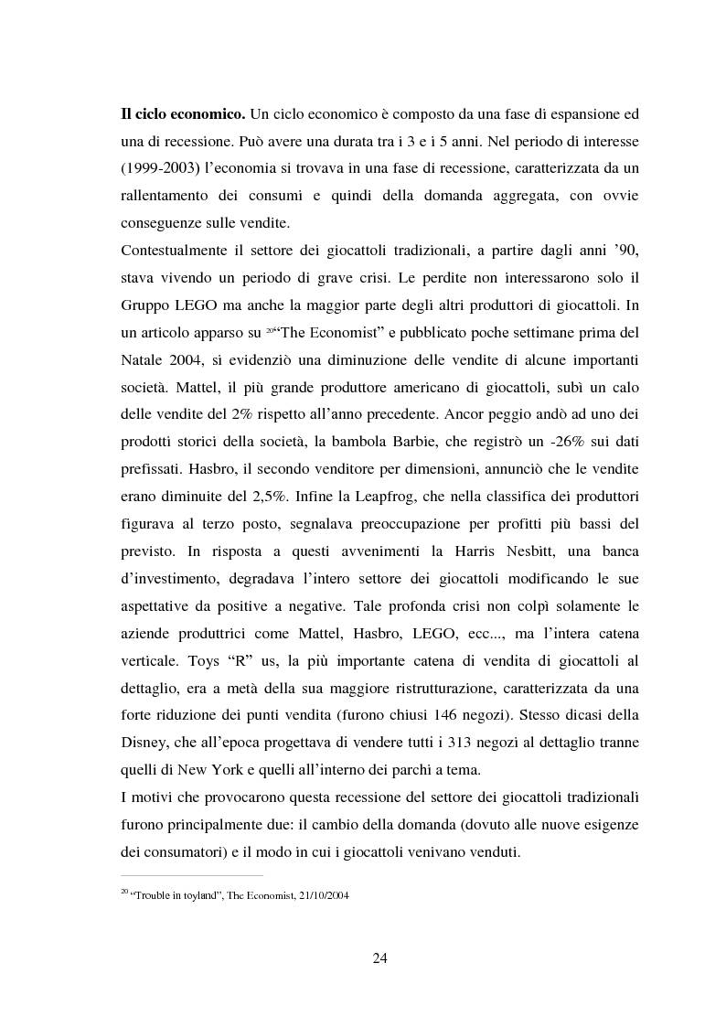 Anteprima della tesi: Analisi della strategia di turnaround: il caso Gruppo LEGO, Pagina 5