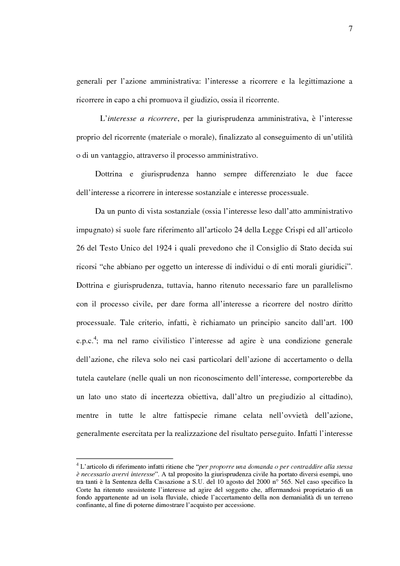 Anteprima della tesi: Azione amministrativa e Giurisdizione, Pagina 7