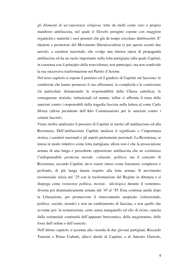 Anteprima della tesi: L'antifascismo di Aldo Capitini nel periodo storico dal 1931 al 1943, Pagina 2