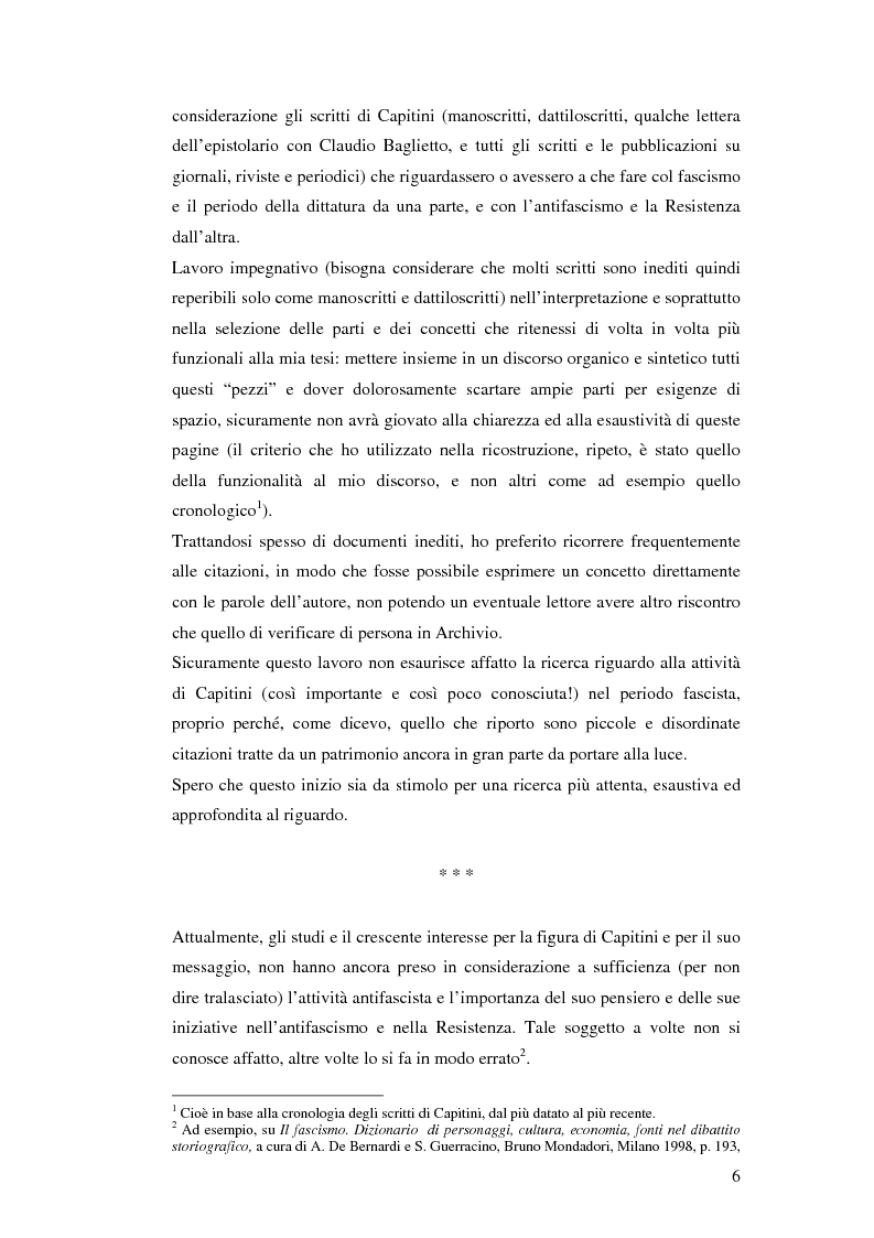 Anteprima della tesi: L'antifascismo di Aldo Capitini nel periodo storico dal 1931 al 1943, Pagina 4