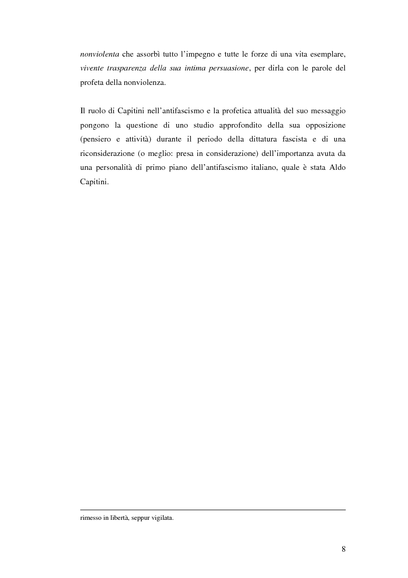 Anteprima della tesi: L'antifascismo di Aldo Capitini nel periodo storico dal 1931 al 1943, Pagina 6