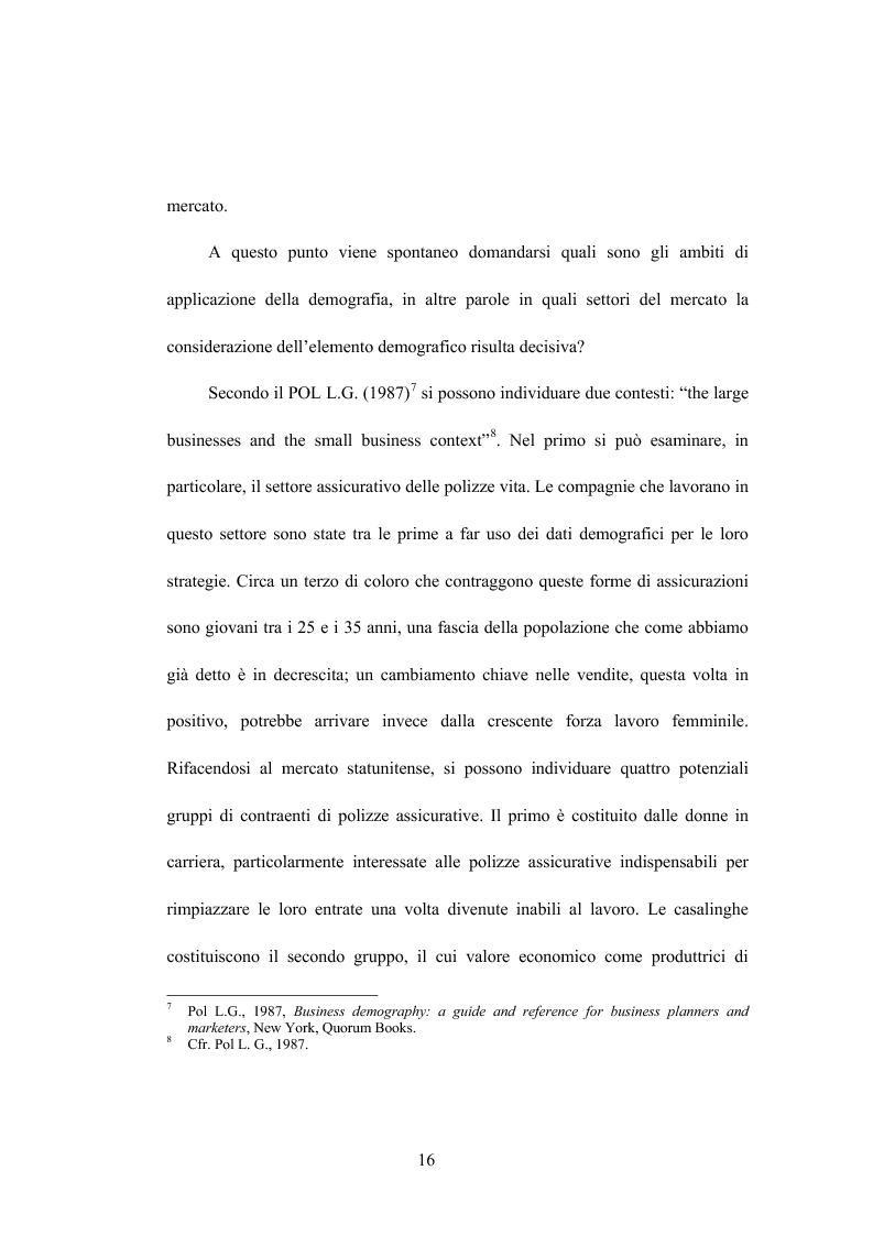 Anteprima della tesi: La business demography nelle strategie di mercato delle aziende di credito, Pagina 13
