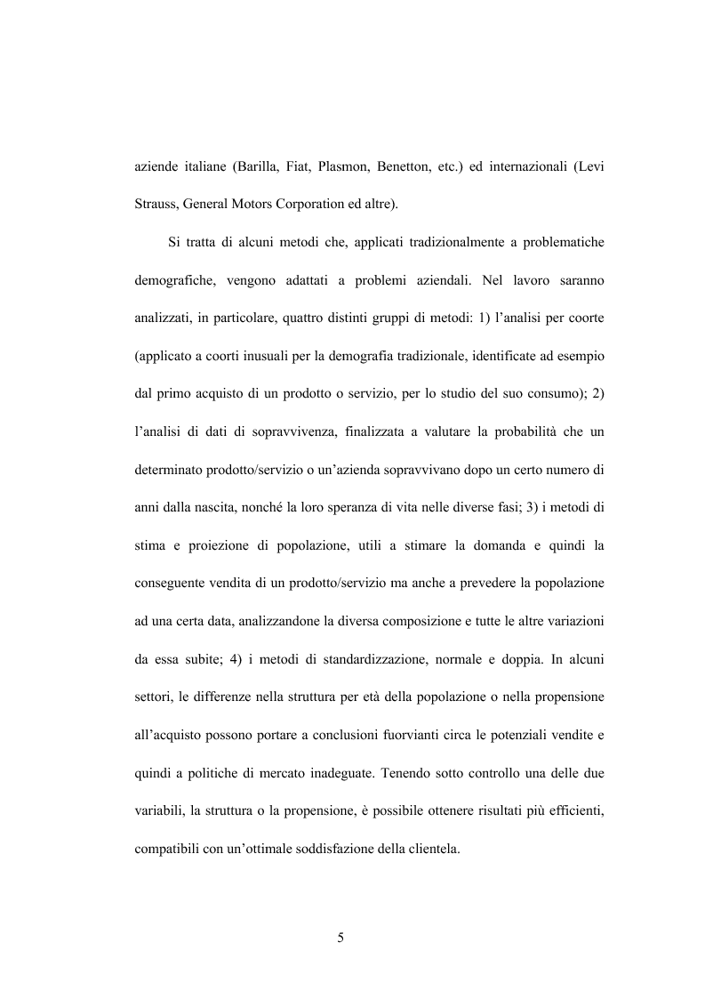 Anteprima della tesi: La business demography nelle strategie di mercato delle aziende di credito, Pagina 2