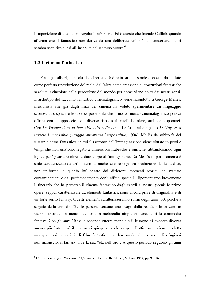 Anteprima della tesi: Immaginazione e visione nel cinema di Terry Gilliam, Pagina 5