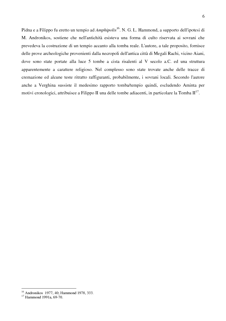 Anteprima della tesi: La necropoli di Verghina e la pittura a fresco, Pagina 4