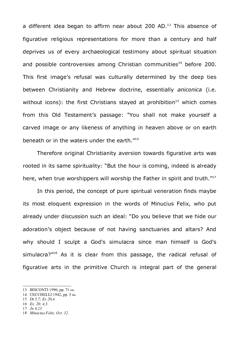 Anteprima della tesi: The iconographic programs in Christian Art from late antiquity to high middle ages, Pagina 4