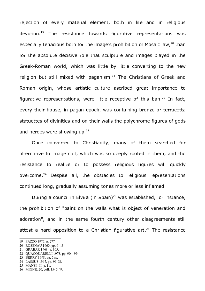 Anteprima della tesi: The iconographic programs in Christian Art from late antiquity to high middle ages, Pagina 5