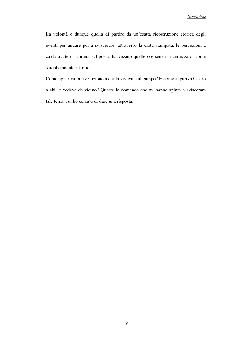 Anteprima della tesi: La rivoluzione Cubana nel Corriere della Sera, Pagina 4