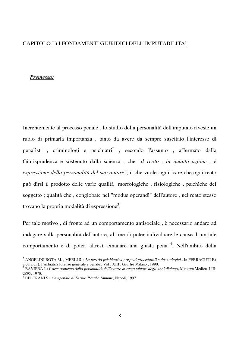 Anteprima della tesi: Presupposti teorici e politico-criminali dell'ospedale pscihiatrico giudiziario nel sistema penale, Pagina 4