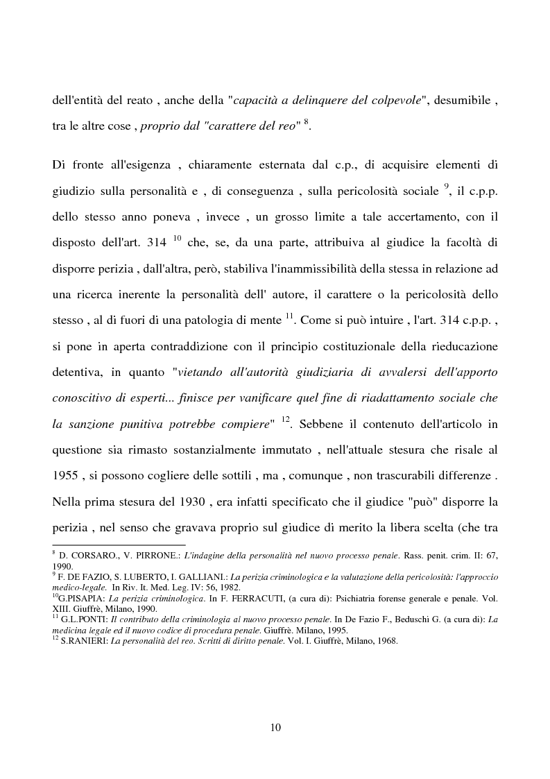 Anteprima della tesi: Presupposti teorici e politico-criminali dell'ospedale pscihiatrico giudiziario nel sistema penale, Pagina 6
