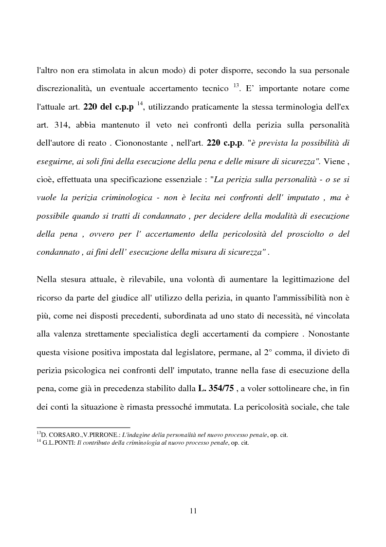 Anteprima della tesi: Presupposti teorici e politico-criminali dell'ospedale pscihiatrico giudiziario nel sistema penale, Pagina 7
