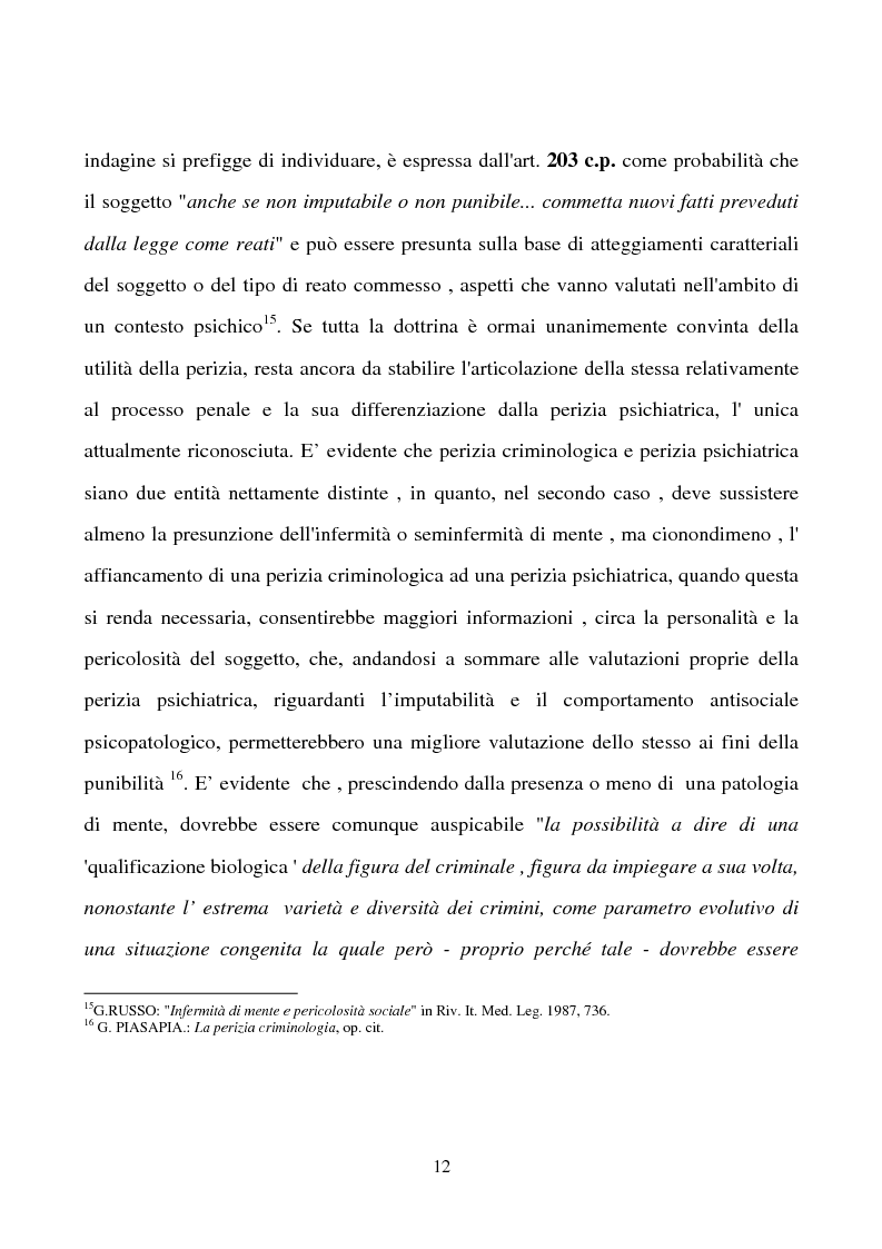 Anteprima della tesi: Presupposti teorici e politico-criminali dell'ospedale pscihiatrico giudiziario nel sistema penale, Pagina 8