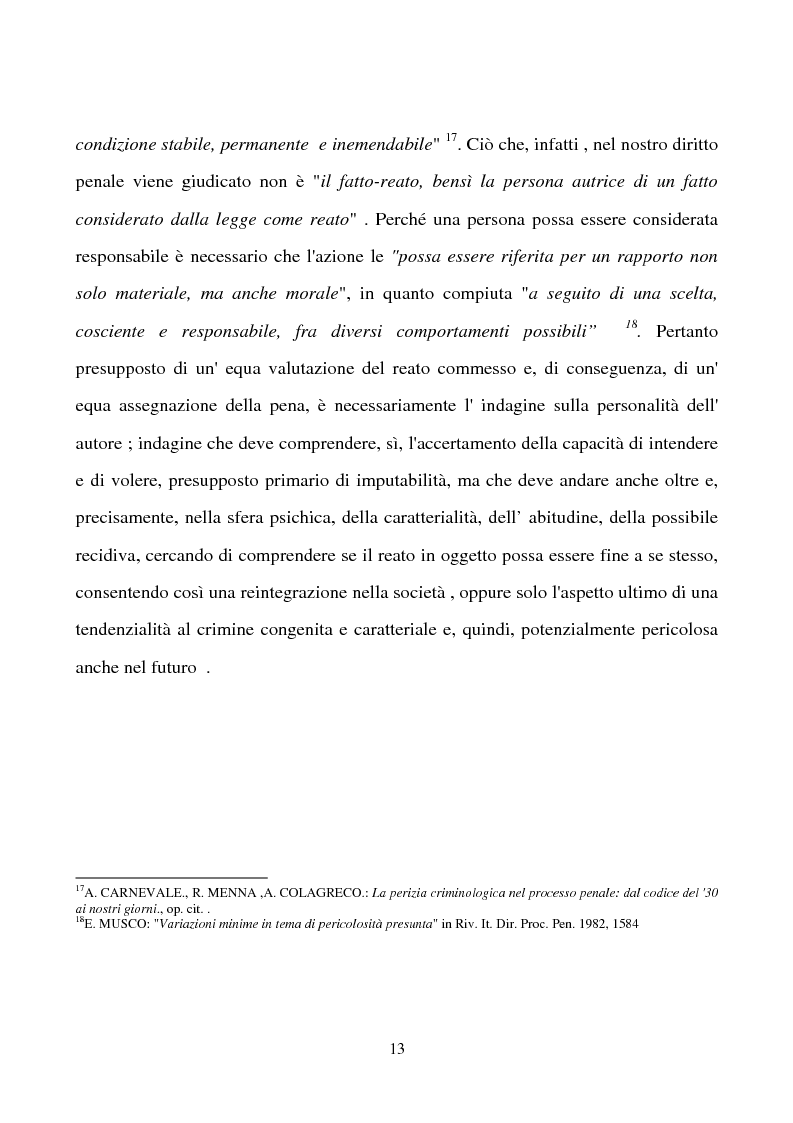 Anteprima della tesi: Presupposti teorici e politico-criminali dell'ospedale pscihiatrico giudiziario nel sistema penale, Pagina 9
