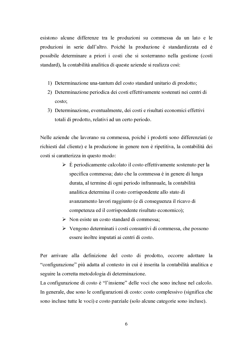 Anteprima della tesi: La gestione strategica dei costi. Activity Based Costing, Pagina 6