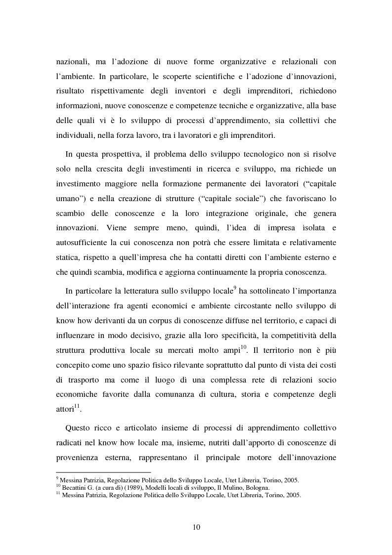 Anteprima della tesi: La valorizzazione della ricerca e la creazione d'impresa innovativa: gli spin off universitari, Pagina 7