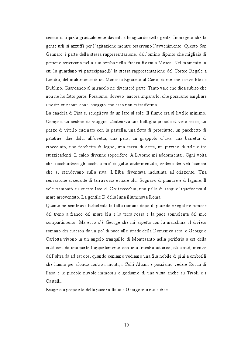 Anteprima della tesi: L'italia del secondo dopoguerra nello sguardo di uno scrittore irlandese: Sean O' Faolain, Pagina 6